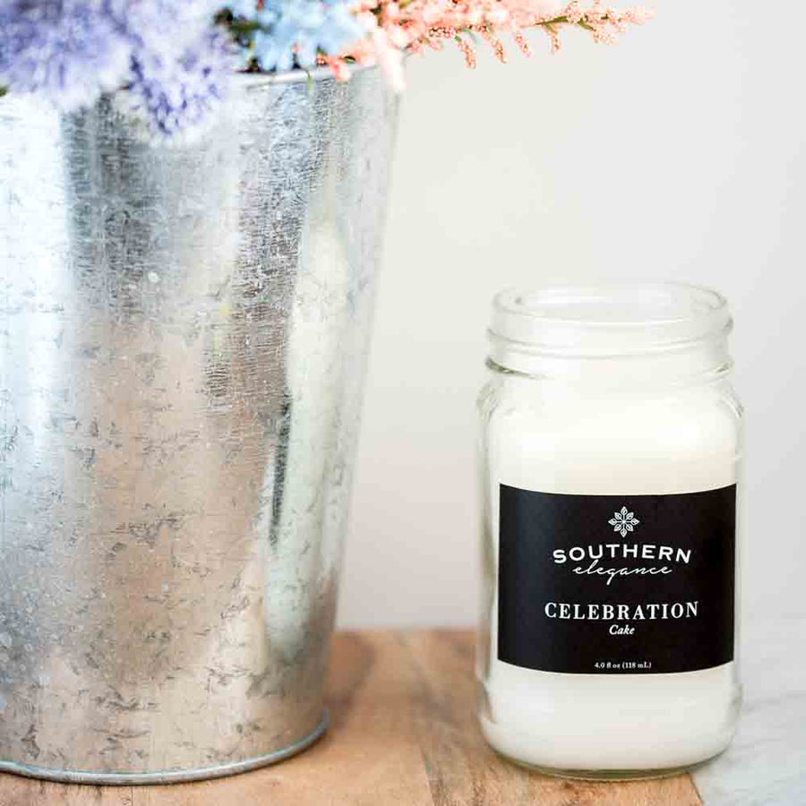 Signature Scents Collection: 16 oz Mason Jar Candle - Southern Elegance