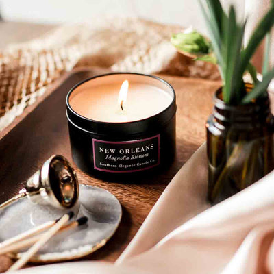 Signature Scents: 6 oz Travel Tin Candle - Southern Elegance